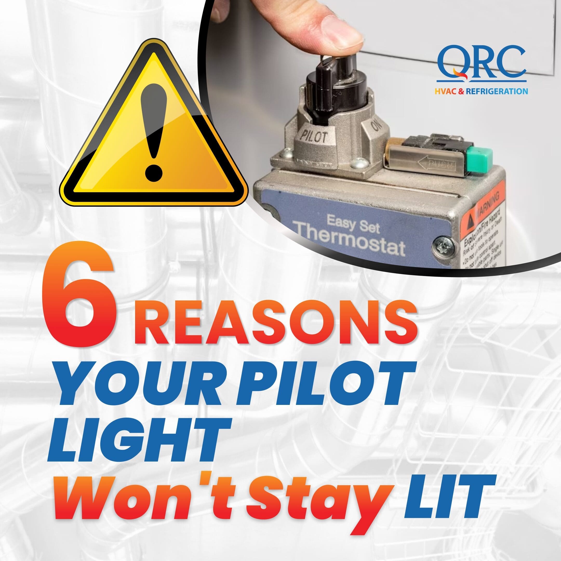 pilot light won’t stay lit