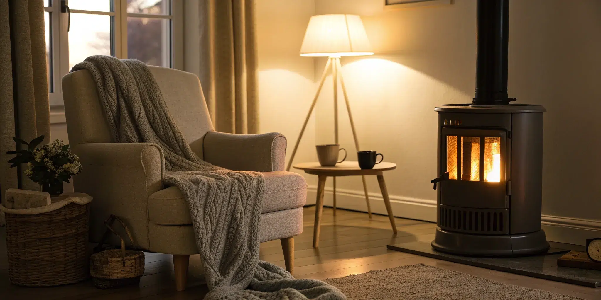A modern furnace in a home, prompting the decision between furnace repair or replacement.