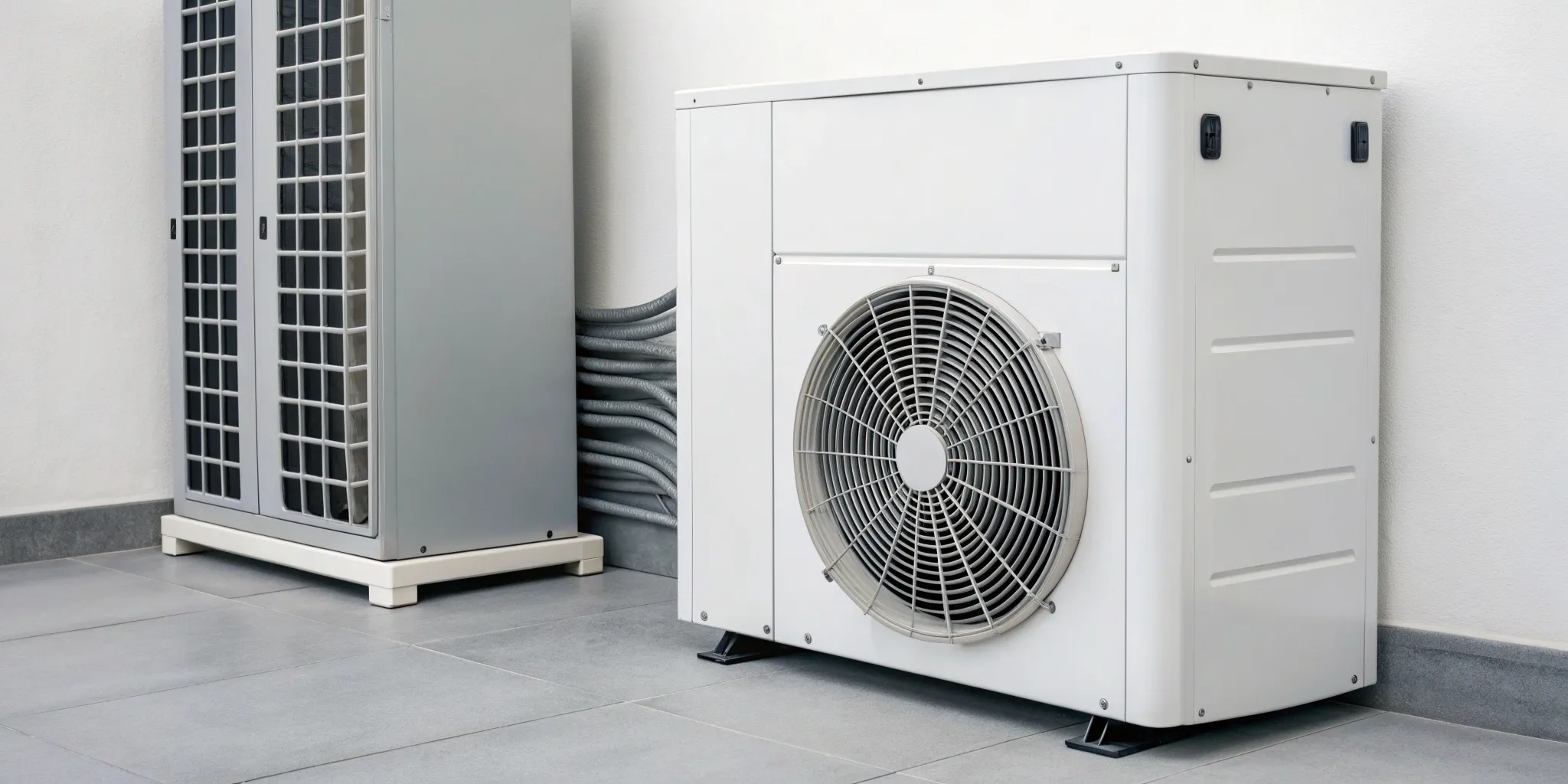 An indoor heat pump unit that can't skip its annual service for efficiency and reliability.
