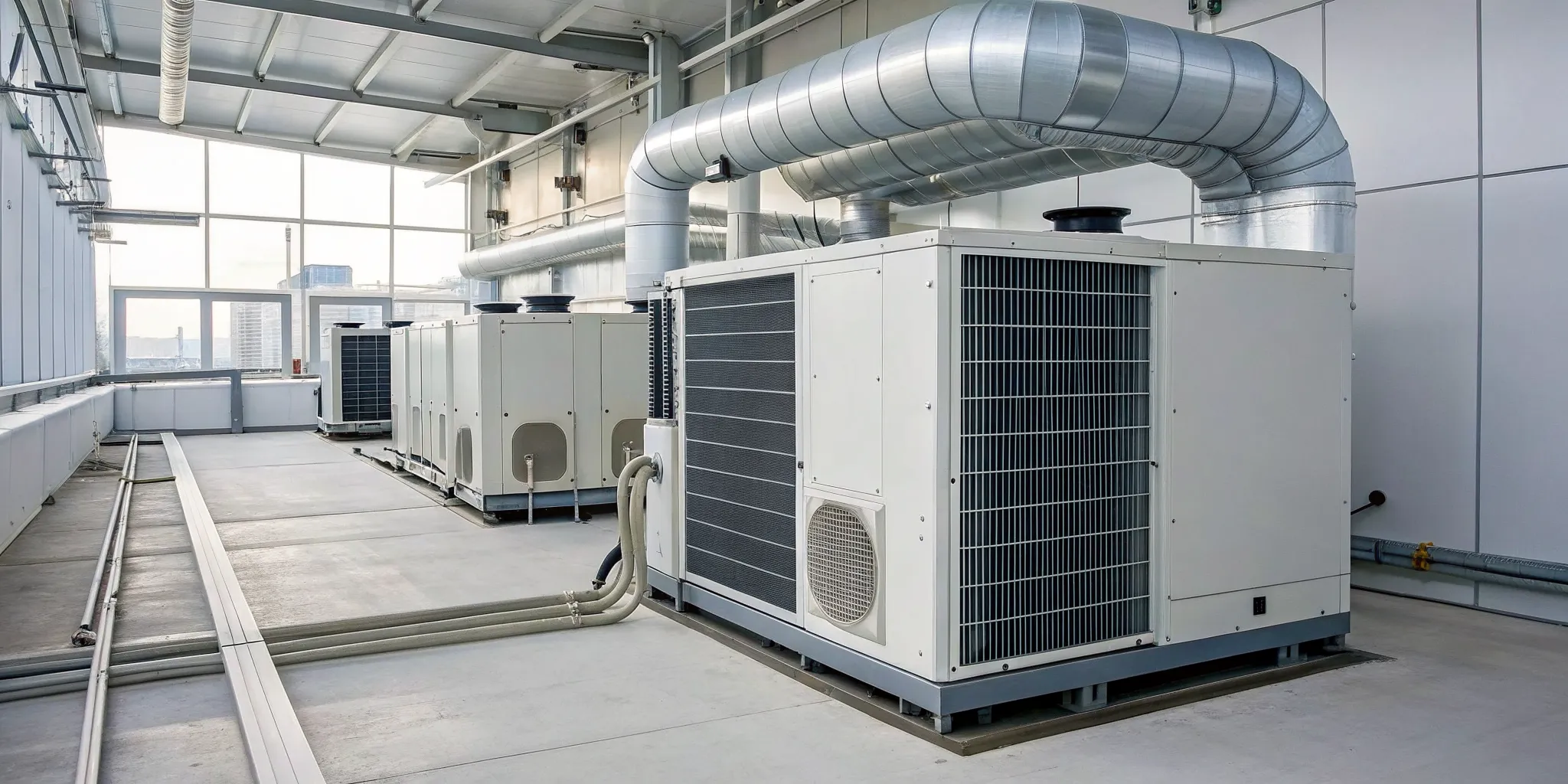 A commercial HVAC system in a Mocksville facility requiring emergency service.
