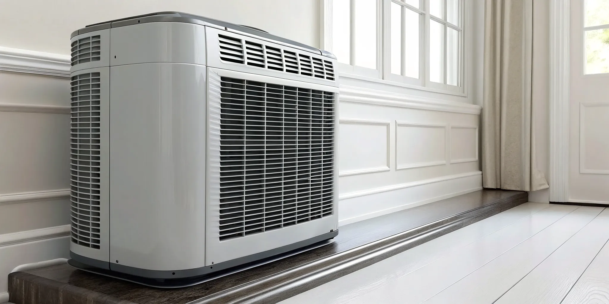 A new 2-ton air conditioner unit, a key factor in the total installation cost.