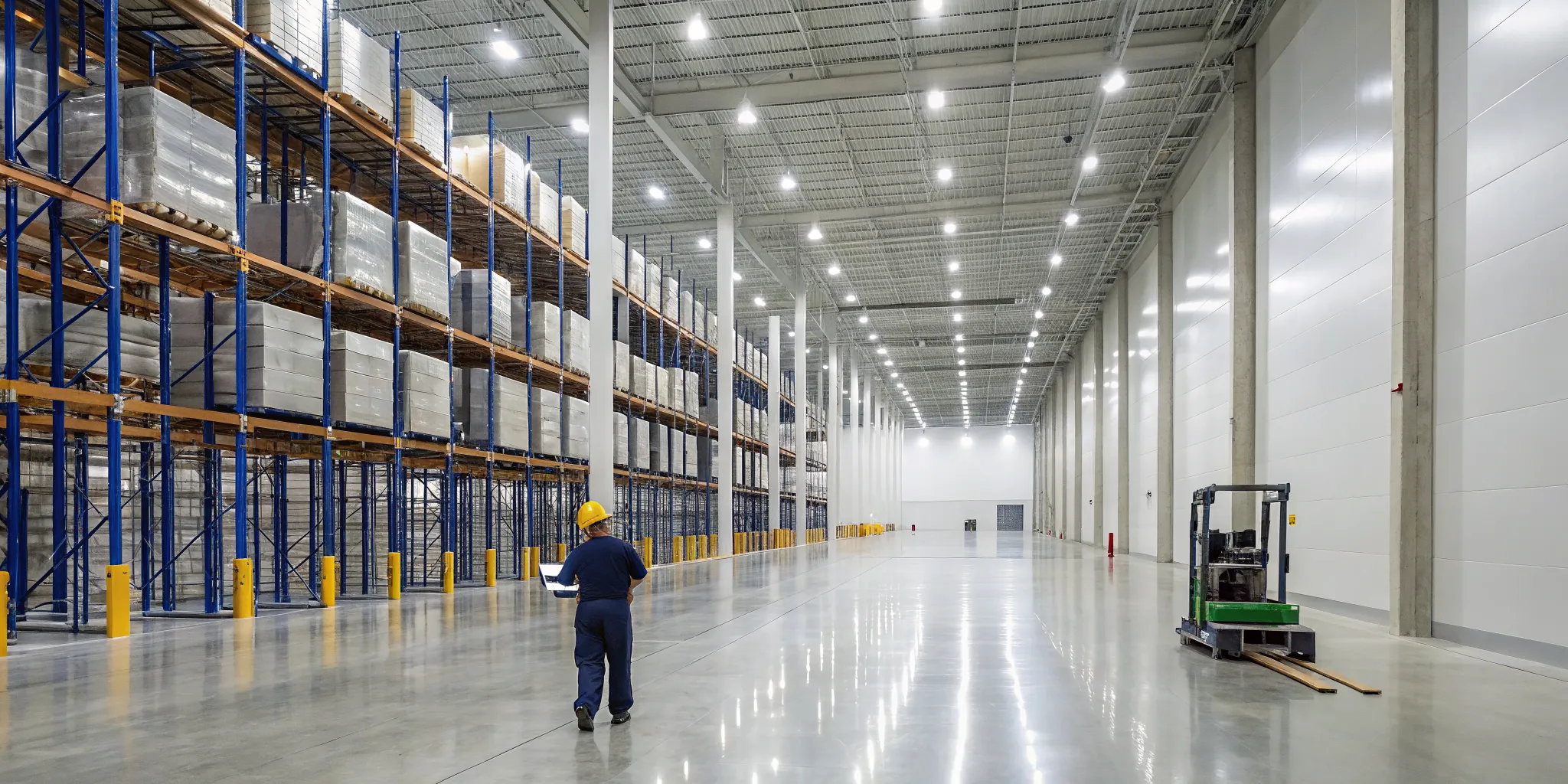 HVAC system in a Lexington warehouse using advanced diagnostics to prevent operational downtime.