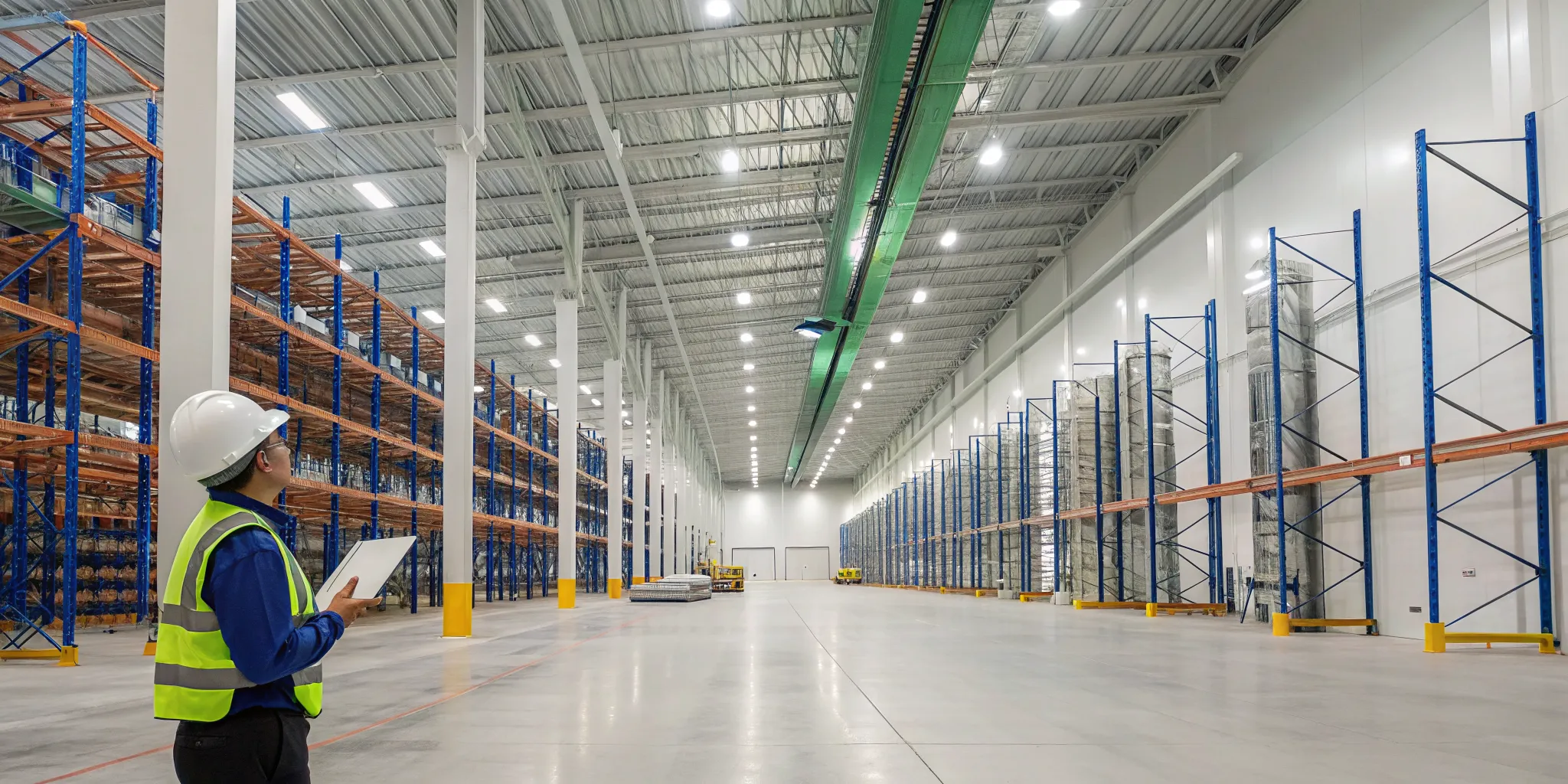 HVAC system in a Thomasville warehouse where advanced diagnostics prevent costly operational downtime.