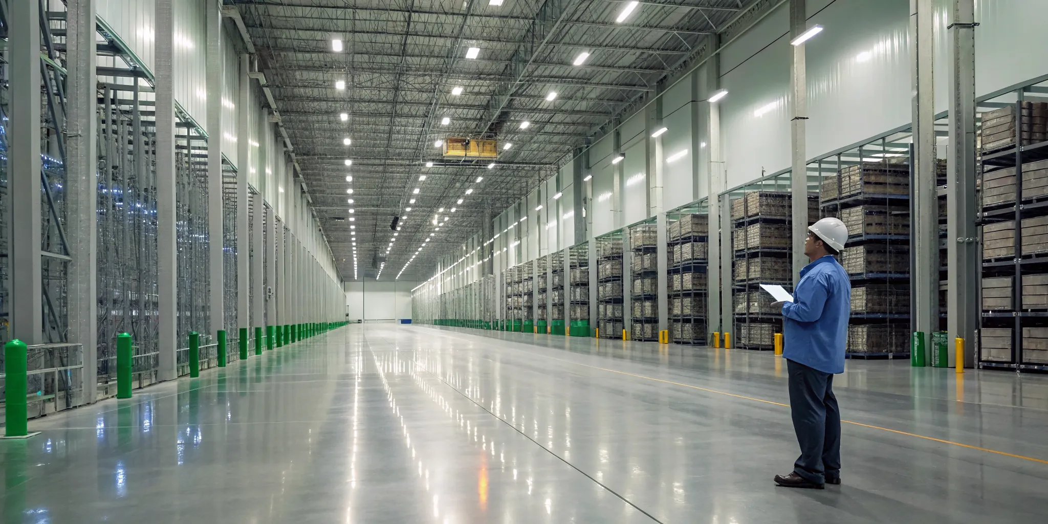 Technician uses advanced diagnostics on a warehouse HVAC system in Greensboro to reduce downtime.