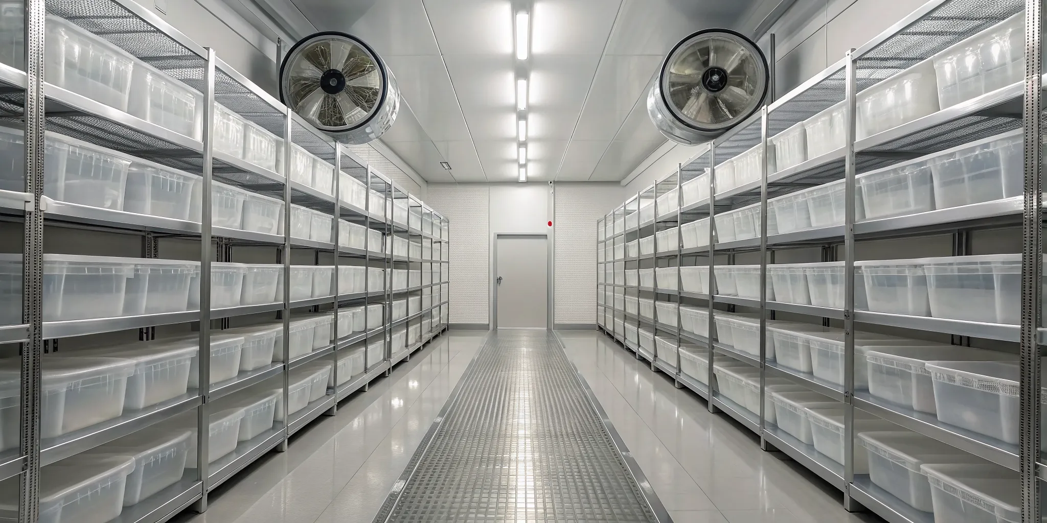 Preventing uneven cooling in a Clemmons walk-in with organized shelves and proper fan airflow.