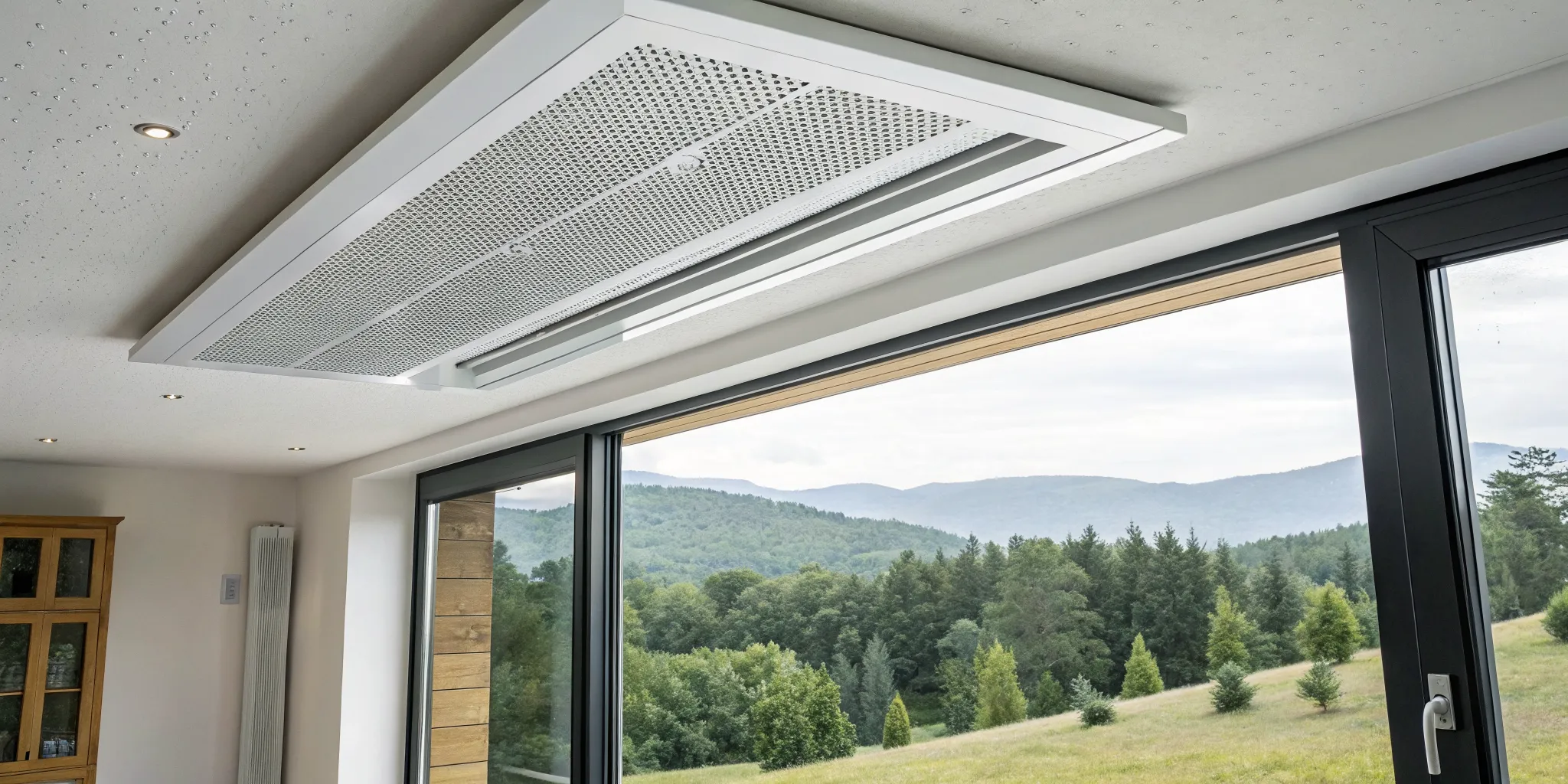 An AC vent in a Yadkinville home battling high summer humidity levels.